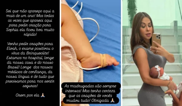 Publicacaoes De Maira Cardi Sobre A Filha Eloah