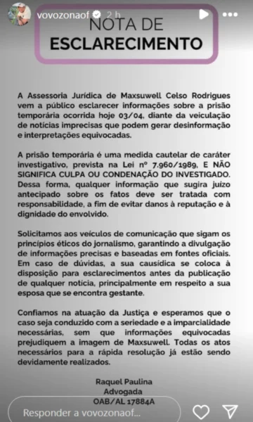 Equipe De Vovozona Quebra O Silencio Apos Prisao Do Influenciador 3